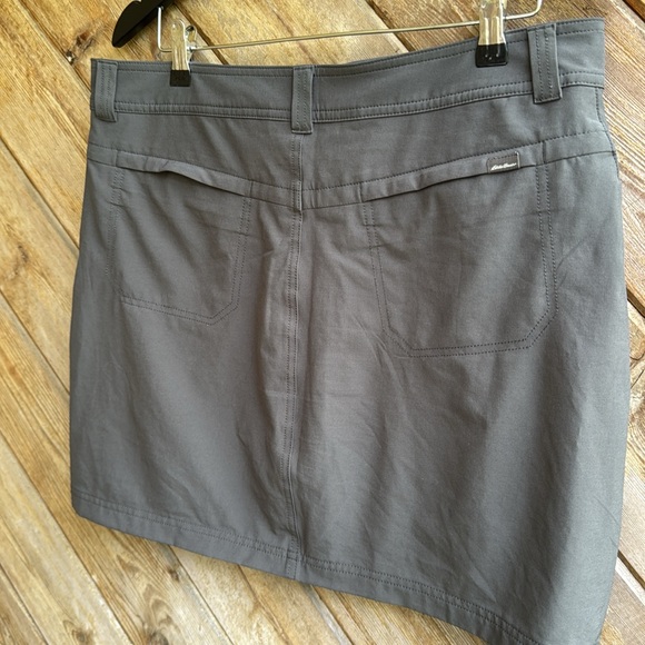 Eddie Bauer women’s gray athletic golf active skirt skort shorts size 12 - Picture 4 of 5